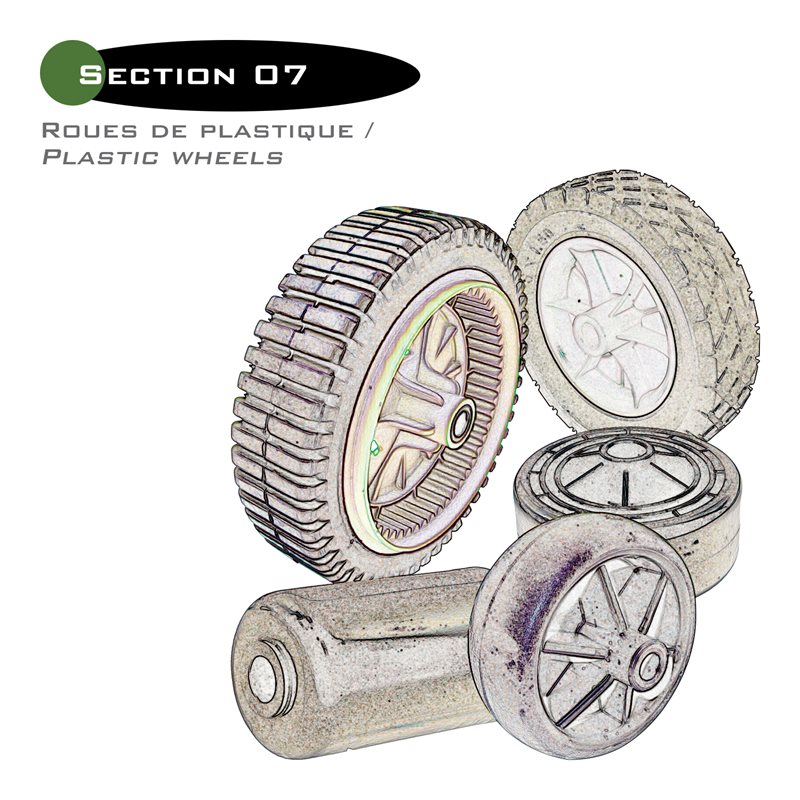 07-ROUES DE PLASTIQUE
