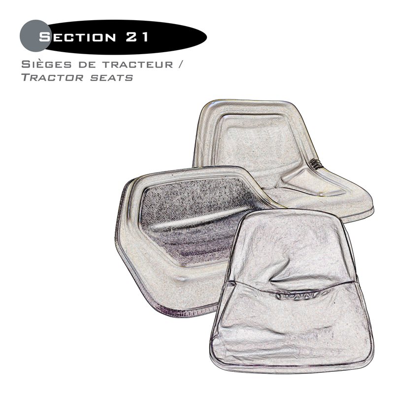 21-SIÈGES DE TRACTEUR