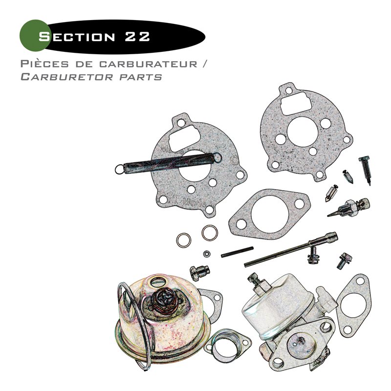 22-PIÈCES DE CARBURATEUR