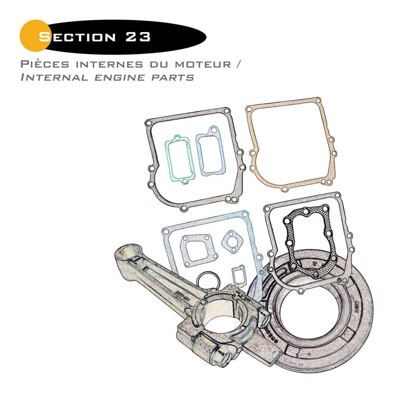 23-PIÈCES INTERNES DE MOTEUR