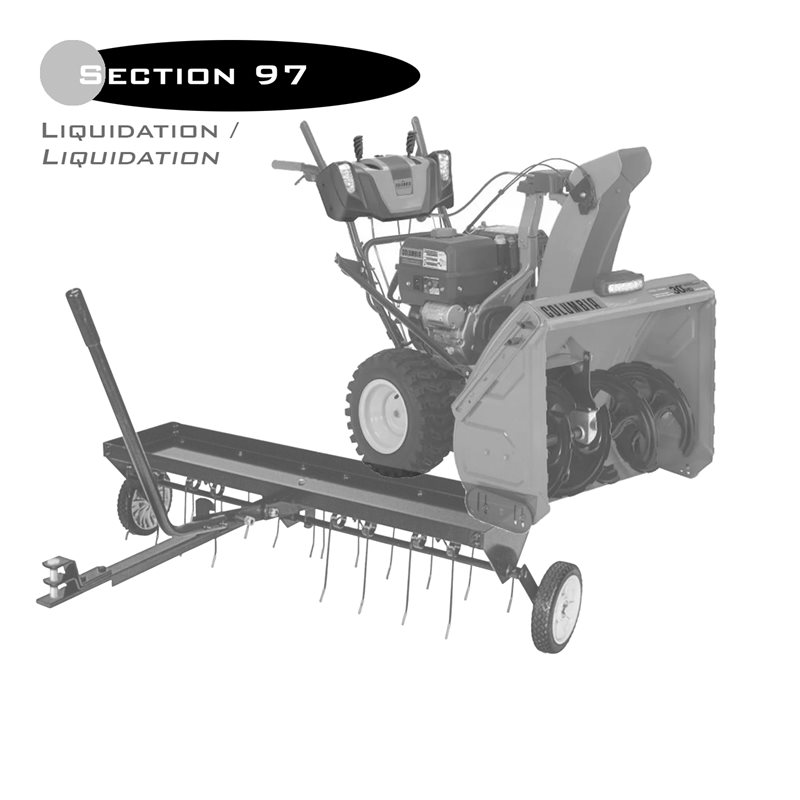 92-LIQUIDATION D'ÉQUIPEMENTS