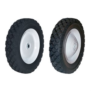 ROUE DE TONDEUSE EN ACIER 8"
