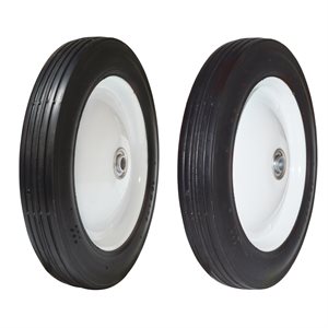 ROUE DE BÊCHEUSE EN ACIER 10"
