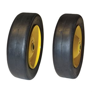 ROUE DE TONDEUSE EN ACIER 6''