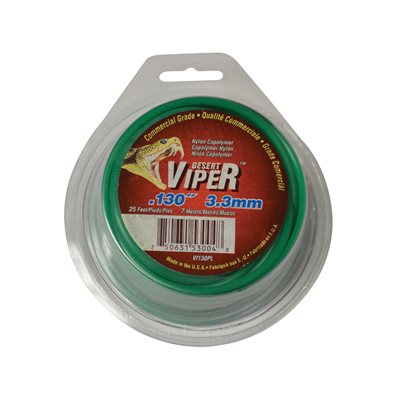 MONOFILAMENT ROND VERT VIPER .130 25'