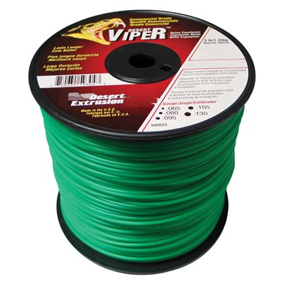 MONOFILAMENT ROND VERT VIPER .130 3LB - 455' MONOFILAMENT ROND VERT VIPER .130 3LB - 455'