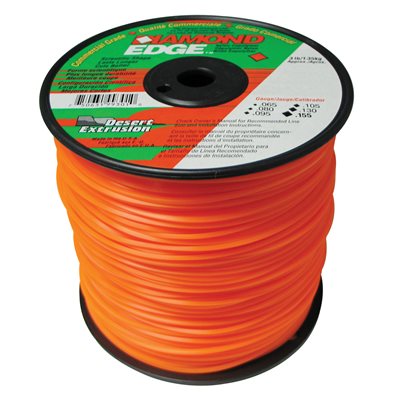 TRIMMER LINE SQUARE DIAMOND .105 3LB