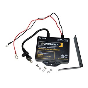 CHARGEUR À BATTERIE 12V 1.5 AMPERES